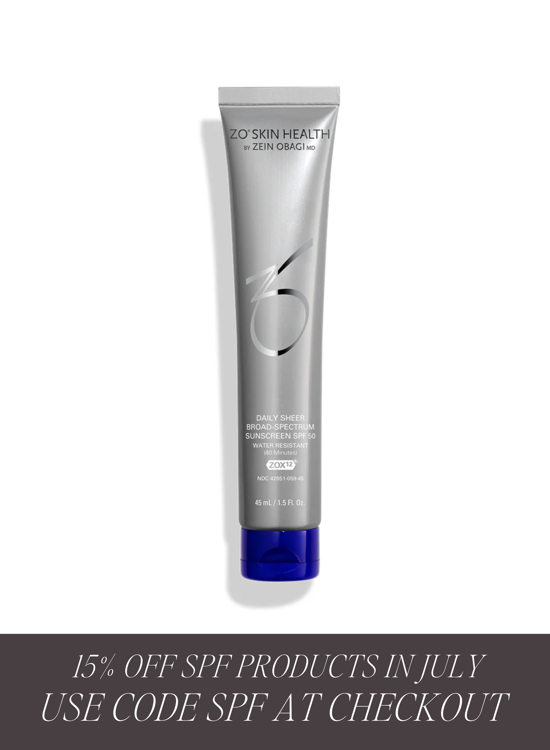 ZO Daily Sheer Broad Spectrum SPF 50