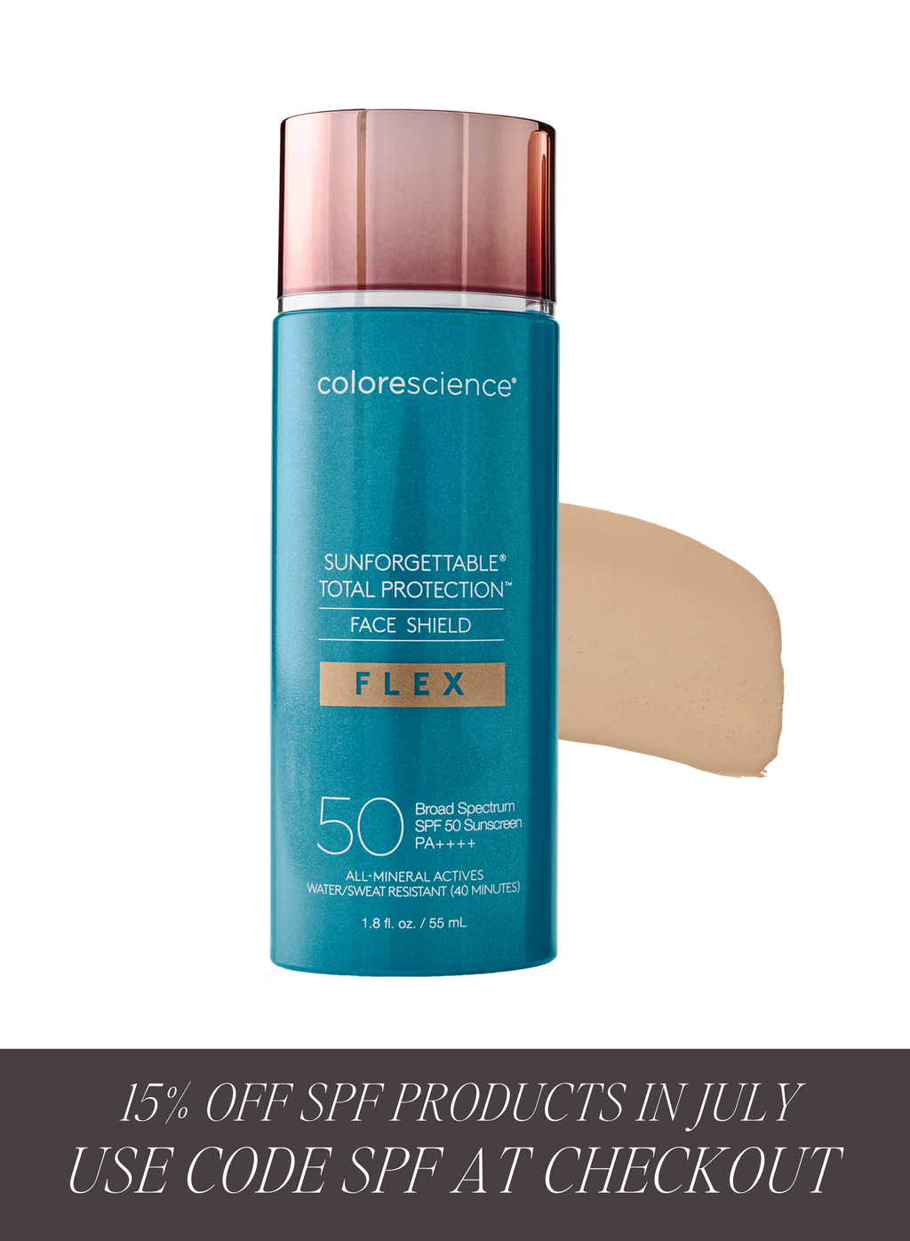 Colorescience Sunforgettable® Total Protection® Face Shield Flex SPF 50 - Medium