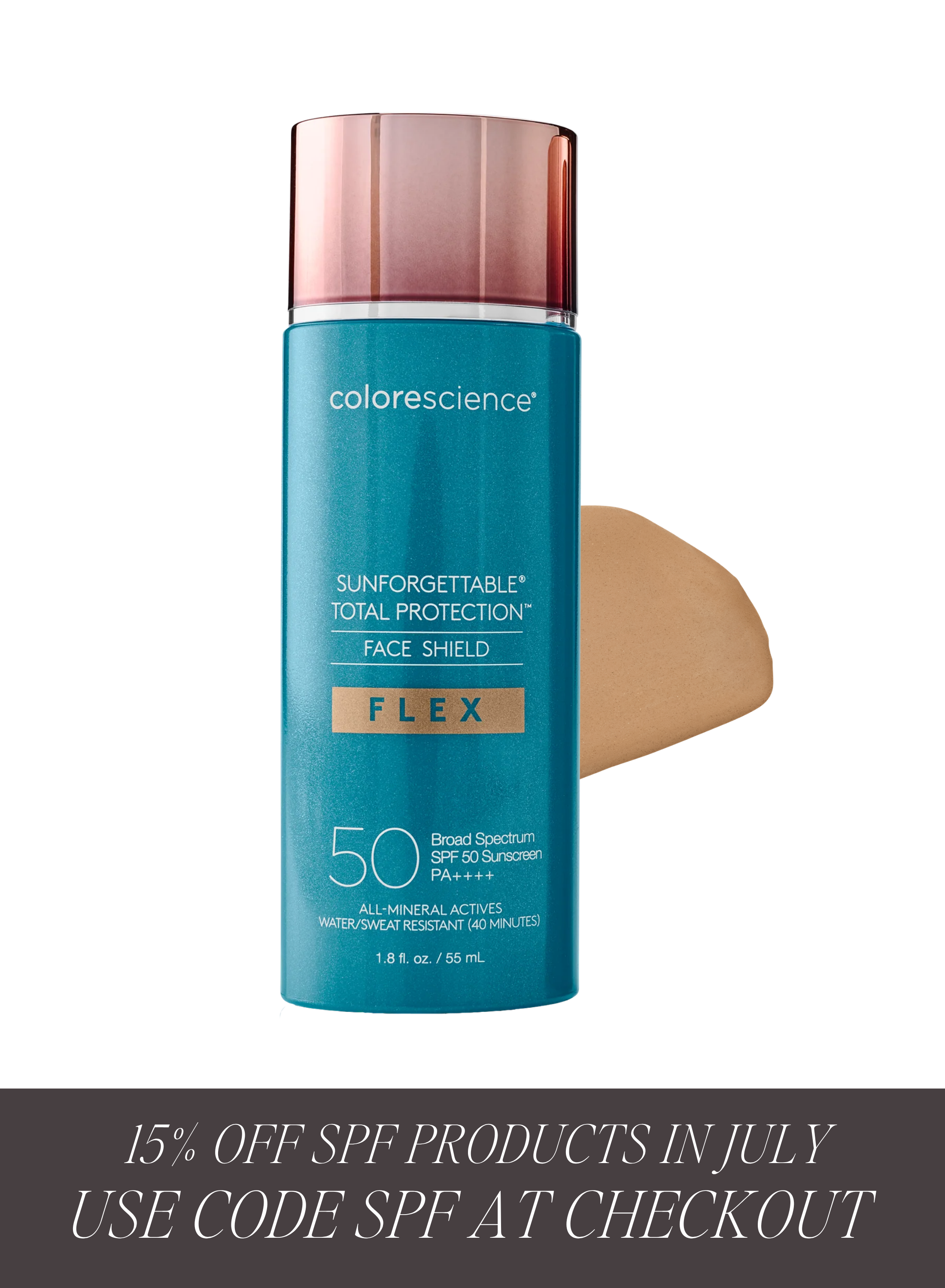 Colorescience Sunforgettable® Total Protection® Face Shield Flex SPF 50 - Tan