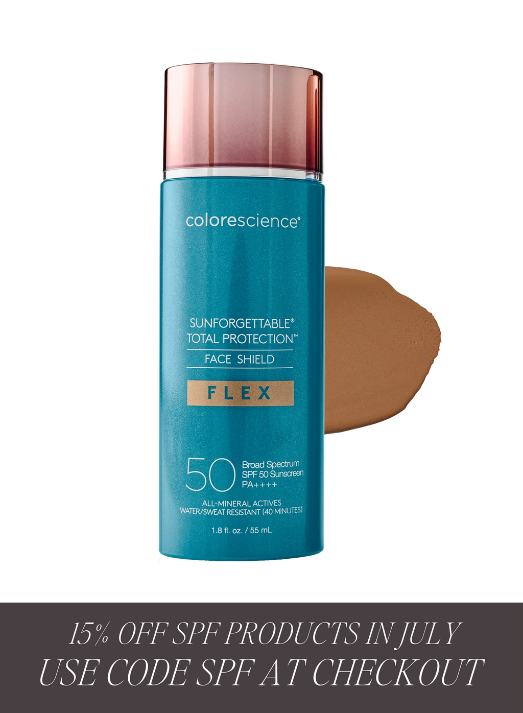 Colorescience Sunforgettable® Total Protection® Face Shield Flex SPF 50 - Deep