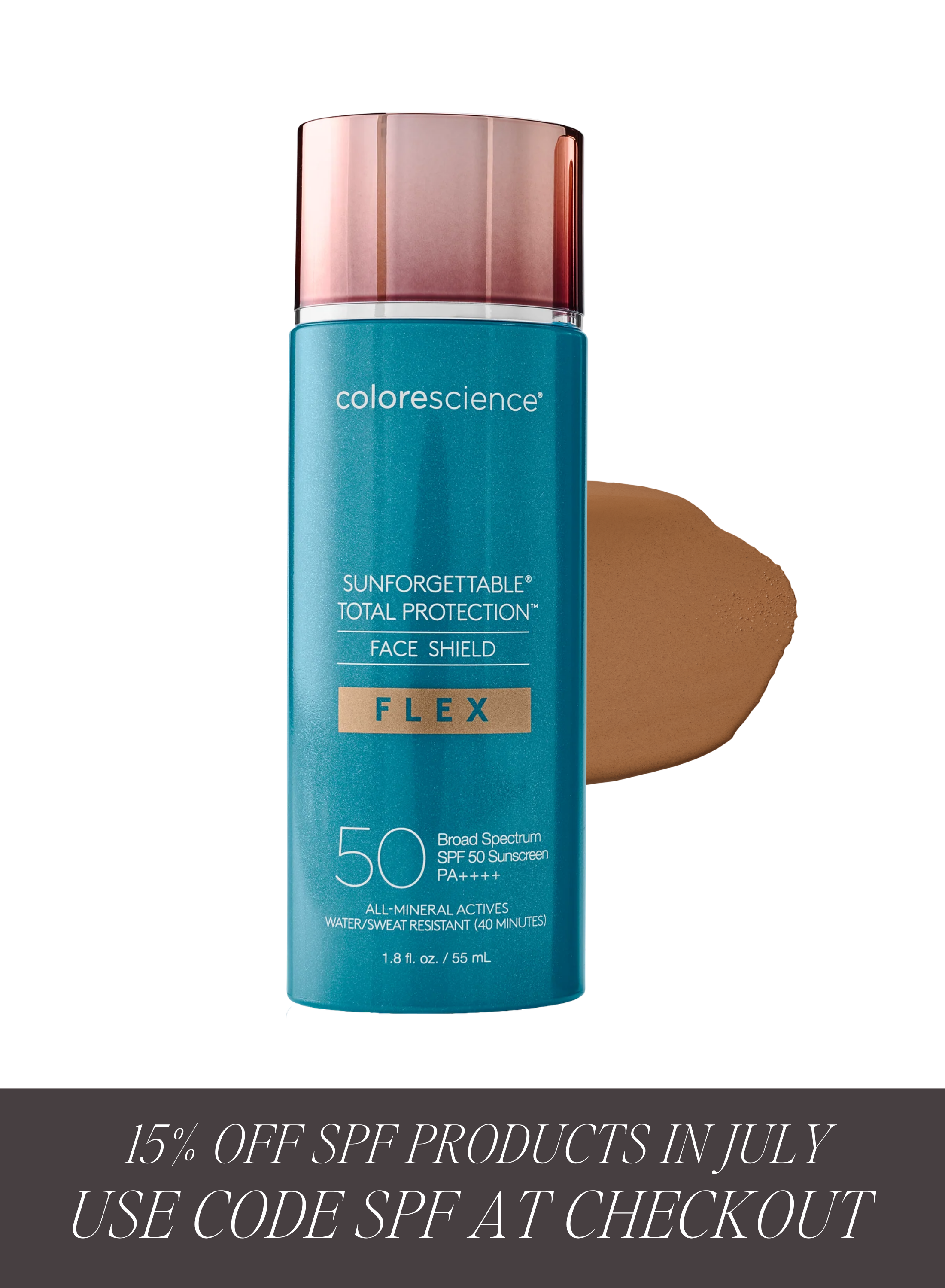 Colorescience Sunforgettable® Total Protection® Face Shield Flex SPF 50 - Deep