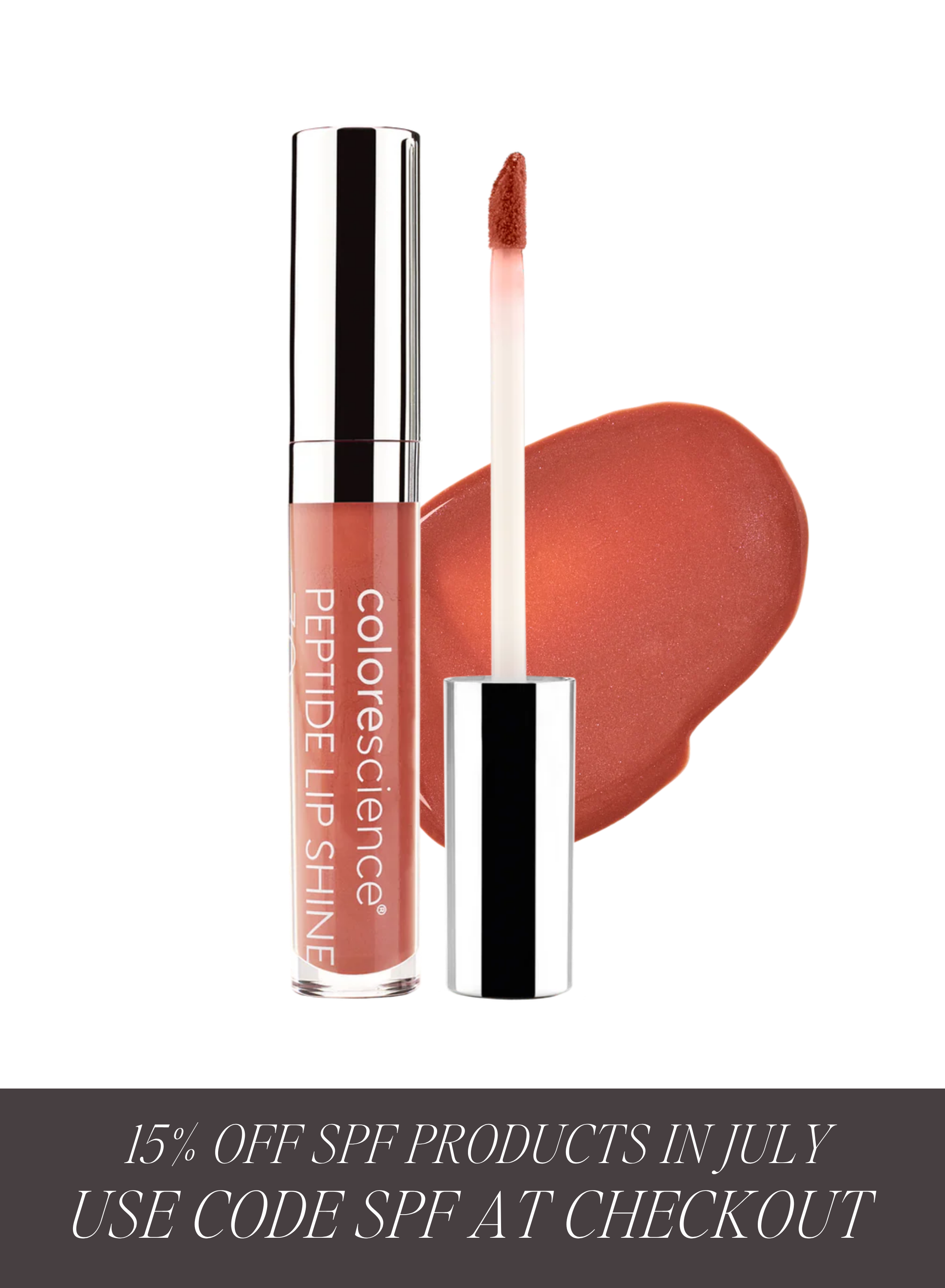 Colorescience Peptide Lip Shine - Savanna SPF 30