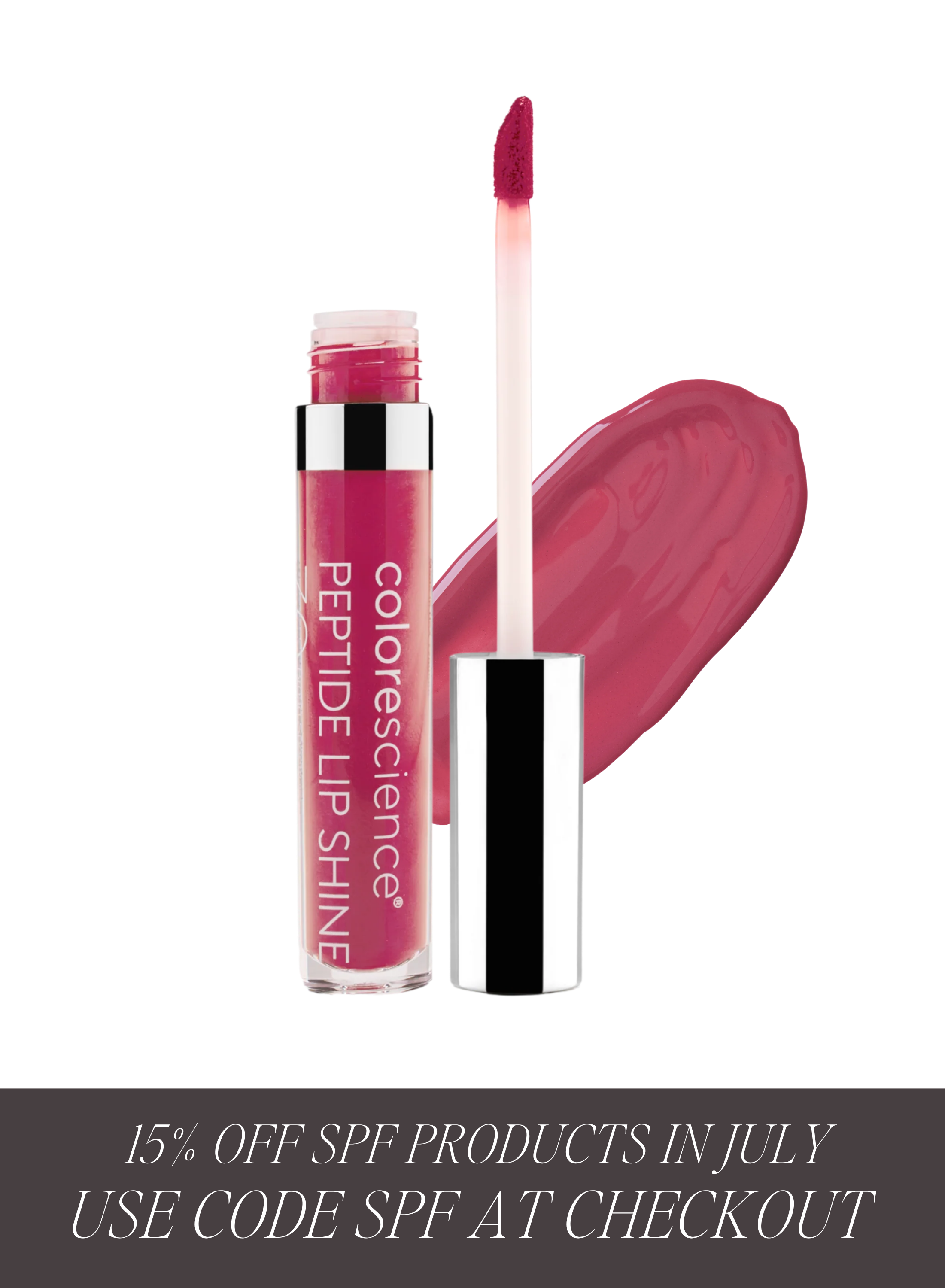 Colorescience Peptide Lip Shine - Plum SPF 30